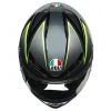 AGV K6 Flash sportovně-cestovní helma šedá/limetková vel.XS